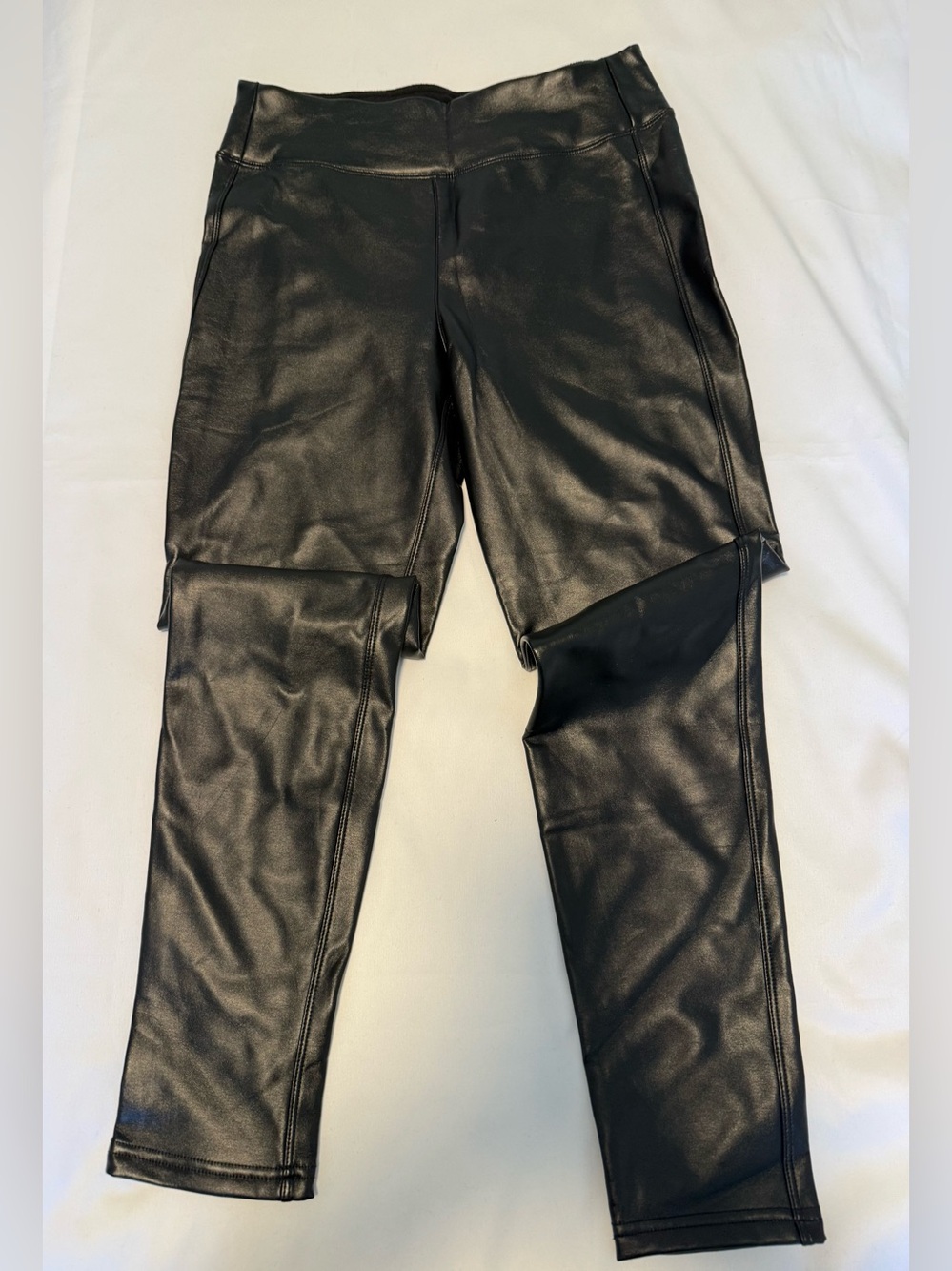 NWT! Gap  Black Faux Leather Legging S